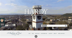 Desktop Screenshot of hardyrealty.com